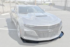 ZL1 1LE Style Glossy Black Front Bumper Lower Lip Splitter For 19-Up Camaro