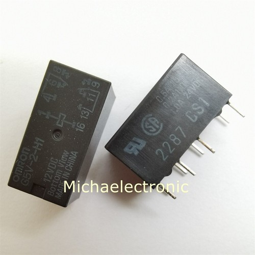3pieces G5V-2-H1-12VDC Genuine NEW OMRON Relay DIP-8 - Picture 6 of 6
