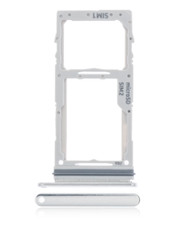 Dual Sim Card Tray Compatible For Samsung Galaxy S10 Lite Prism White