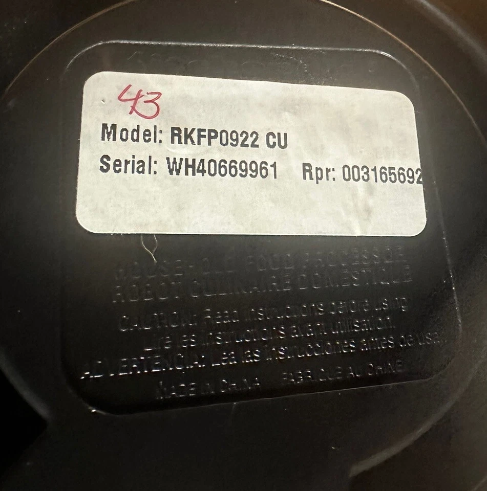 KitchenAid KFP0924CU 9 Cup Food Processor w/ Exact Slice System (Refurbished) - Image 3 of 3