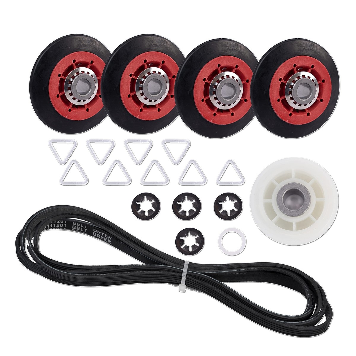 Dryer Idler Pulley Replacement WP37001287 For Maytag MDET236AYW & Compatible Models - View #4