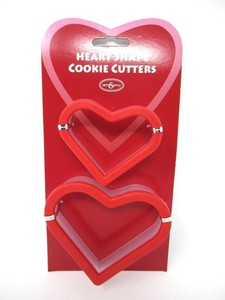 Heart Shaped Cookie Cutters Silicone and Sturdy Plastic ...