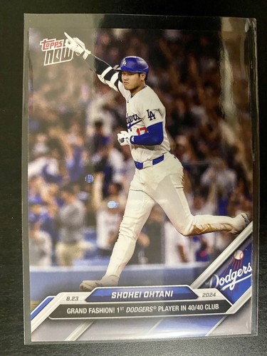 2024 Topps Now Shohei Ohtani #584 1st Dodgers Player In 40/40 Club