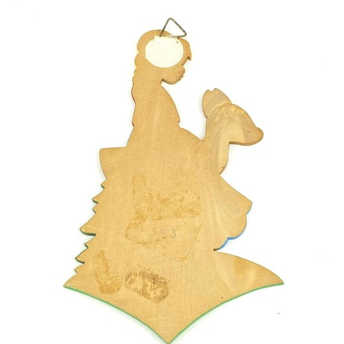 Vintage Munich Art Wooden Fairy Tale Wall Plaque Littler Brother & Sister Deer - Picture 5 of 5