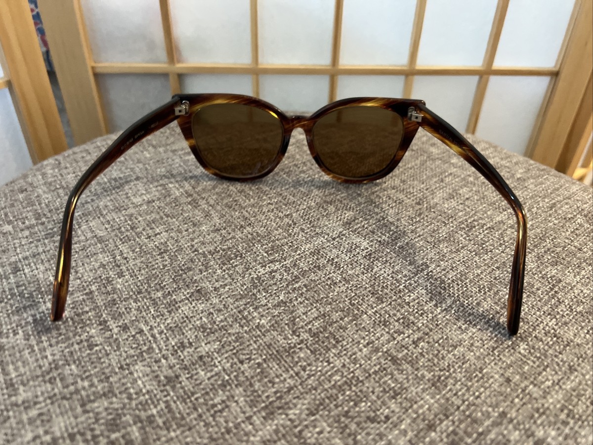 Barton Perreira Sunglasses Tortoise Shell Brown Cat Eyes 