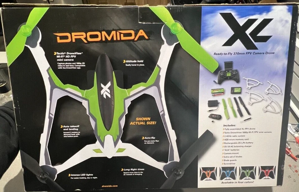 Dromida XL Ready to fly 370mm FPV Camera Drone ORANGE - Image 2 of 4