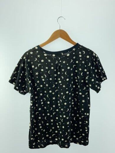 SAINT LAURENT/T-shirt/M/Cotton/Black/Allover pattern SAINT LAURENT/T-shirt/M/Cotton/Black/Allover pattern