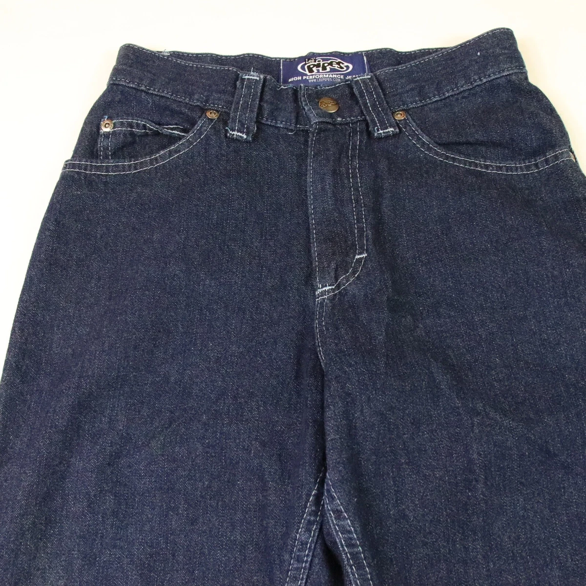 Vintage Lee Pipes Wide Leg Jeans Flared Womens Size 14 eBay