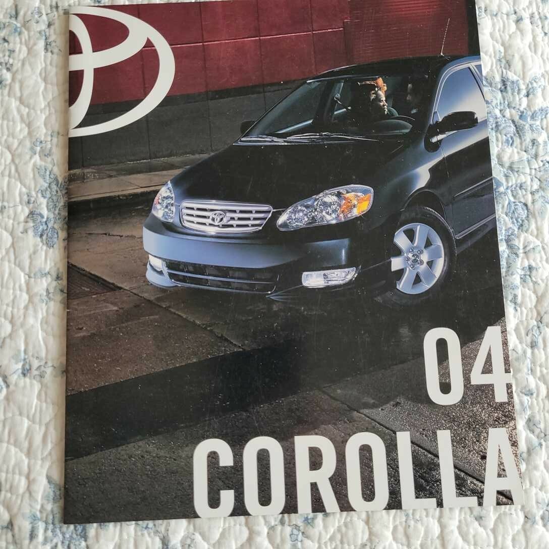 2004 Toyota Corolla Brochure Catalog S CE LE | eBay