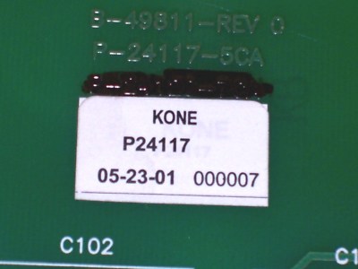 Kone/ Montgomery Elevator SSC-6010,5CA,FINL board p-24117 | eBay