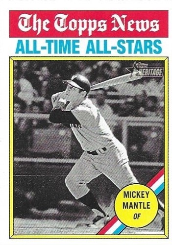 2025 Topps Heritage #349 Mickey Mantle