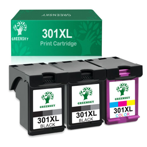 Printer Cartridge Ink for HP 301 XL Deskjet 1050 2540 2050 3050 Envy 4500 4504 - Picture 1 of 10