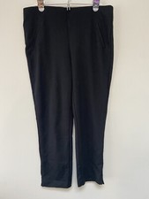 Chico's Fabulously Slimming Womens Black Pull On Ankle Stretch Pants Sz 1.5/US10