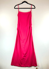 Reformation Womens Dress Pink Midi Tank Crossback Slip Cami Barbiecore Medium