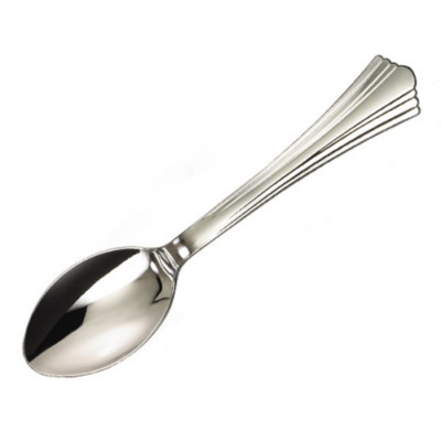 WNA Reflections Cutlery Spoon Silver, 6.25'' Length, #6 Polystyrene | 600/Case