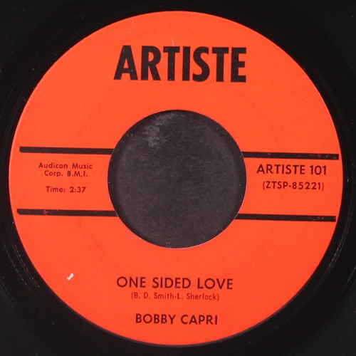 BOBBY CAPRI: one sided love / charm bracelet ARTISTE 7" Single 45 RPM