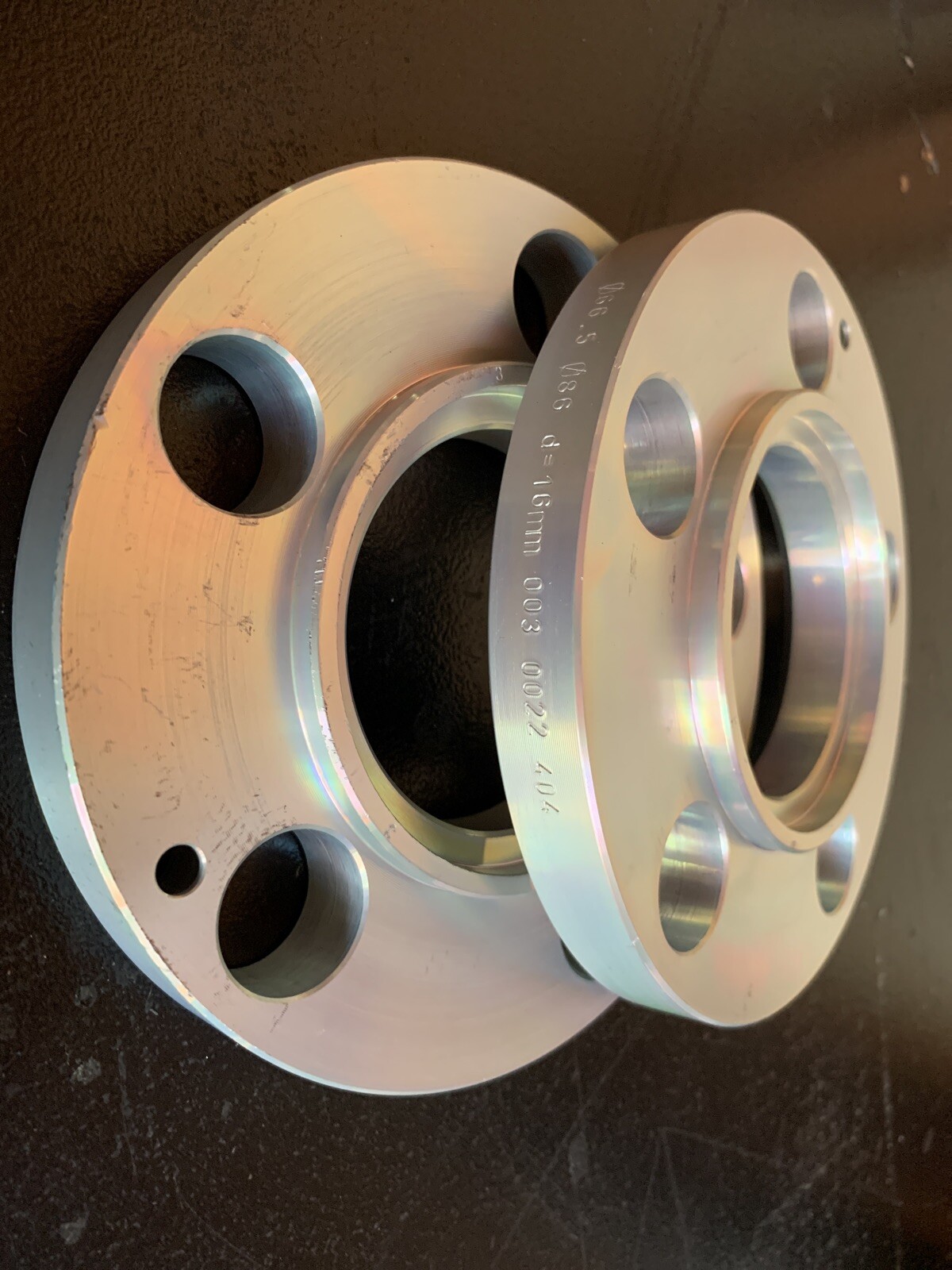 BRABUS Wheel Spacer 16 MM 86 MM To 66.5 MM Hub centric set Of 2 Pc#0030022404