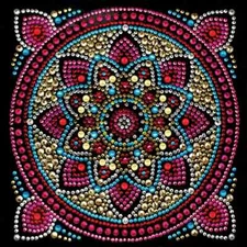 Mandala Crystal Art Card Kit Craft Buddy New