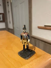 Well Painted lead 54mm Stadden French Napoleonic Imperial Guard Genie with Pipe!