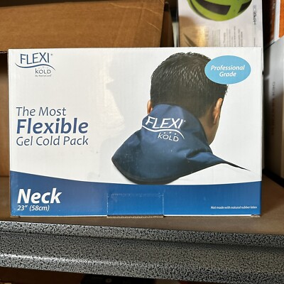 NEW! FlexiKold NatraCure Most Flexible Gel Cold Ice Pack A6301 Neck