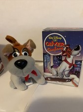 1988 Disney McDonalds Oliver Company Dodger Plush Christmas Ornaments New
