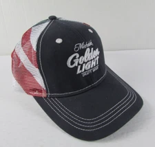 Michelob Golden Light Draft Beer Baseball Hat Mesh Back Adjustable Strap