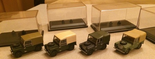Modellautos Land Rover Series 1 1/76 Oxford 88 Canvas grün/beige RHD