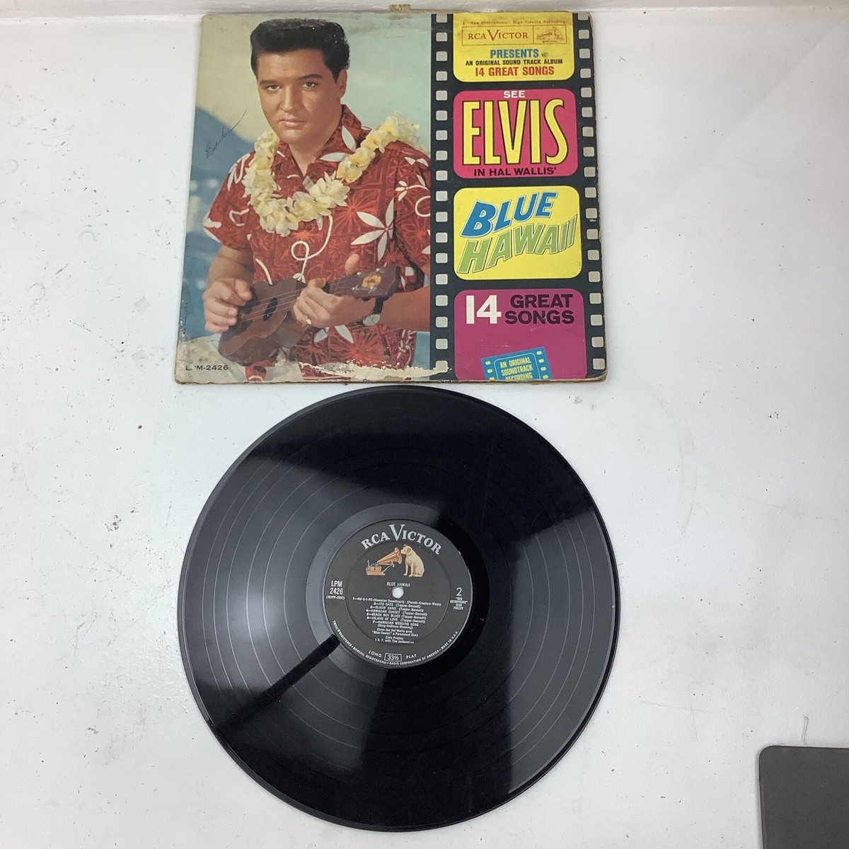 Elvis Presley RCA Victor ELVIS in Hal Wallis' BLUE HAWAII Vinyl LP
