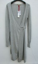 DIAB'LESS LADIES LIGHT GREY SUPER SOFT KNIT WRAP 'JUST' DRESS SIZE T1 BNWT