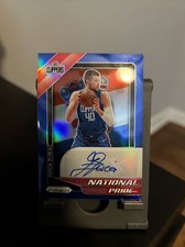 2020 Panini Chronicles National Pride Signatures Blue Prizm /25 Ivica Zubac Auto