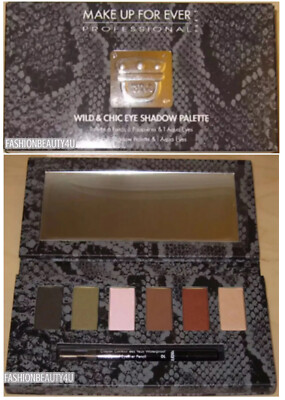 MAKE UP FOR EVER Wild & Chic Eye Shadow Palette + Aqua Eyes Liner Set BNIB   $45