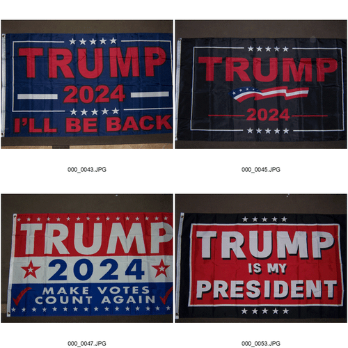 4 PACK TRUMP 2024 MY PRESIDENT WILL BE BACK 3X5ft Flags better qlty USA seller - Picture 1 of 8