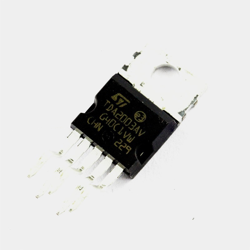 Lot De 10 Circuits Intégrés TDA2003 ZIP-5 - Amplificateur Audio 10W Pour Autoradio Ou Chaîne