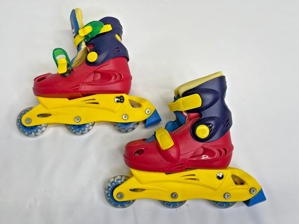 Little Tikes Kids Training 3 Wheel Roller Blades / Skates adjustable size:  10-13