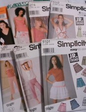 Sewing Patterns Women Sizes 3 thru 22 YOU CHOOSE McCalls Simplicity New Look