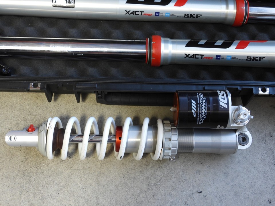 KTM WP XACT Pro Front Forks Spring Conversion with WP SDI Valved Rear ...