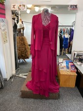 Mary  s Maids Collection Dark Burgundy Mothers Evening Special Occasion Dress 16