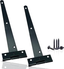 2 Pcs Garden Gate Hinges for Wooden Shed Heavy Duty Door Cabinet Secure