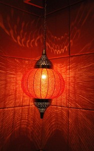 Handmade Turkish Moroccan Style Tiffany Hanging Lamp Pendant