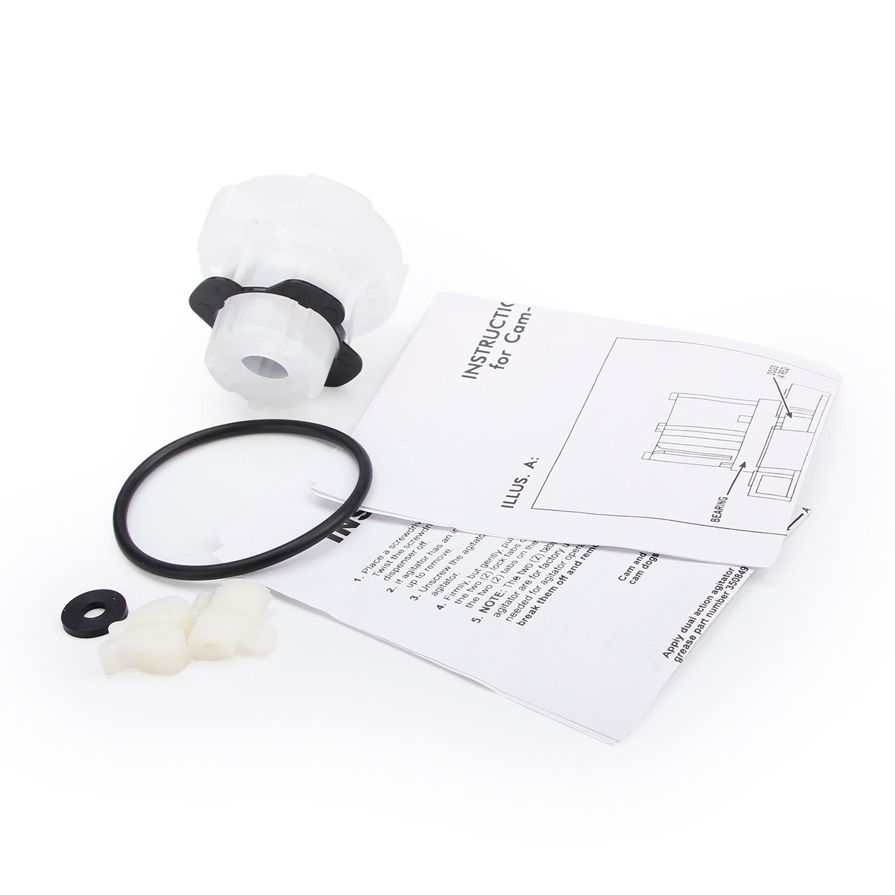 for 285811 80040 Whirlpool Kenmore Washing Machine Washer Agitator Dogs Cam Kit