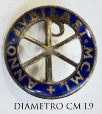 3451) Dist Santa Sede Anno Giubilare Roma 1950    Metallo argentato, smalti poli