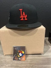 New Era Los Angeles Dodgers 40th Anniversary Tupac AUX Vol 2 Hat Club Red 7 1/4