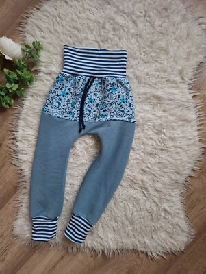 Jungen Handmade Haremshose Pump Sweat Warm Winter Skulls 116 122 Knickerbocker 