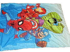 5A 42x58 Disney MARVEL SUPER HEROES Toddler Bed Microfiber Comforter Blanket