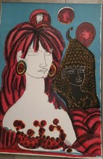 TONO ZANCANARO LITOGRAFIA RARA ESEMPLARE N. 32 SU 50; MISURE 50x70