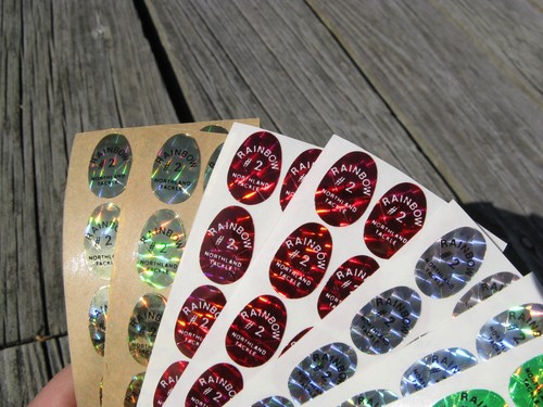 #2 Aparejos Holográficos Northland Repuesto Calcomanías Arco Iris Paquete Lote de 168 B6 - Imagen 3 de 4