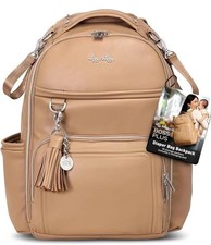 Itzy Ritzy Boss Plus Backpack Diaper Bag - Chai Latte