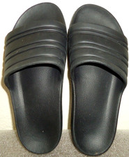 #B Made in USA Comfort Slide for Men Black Size-9