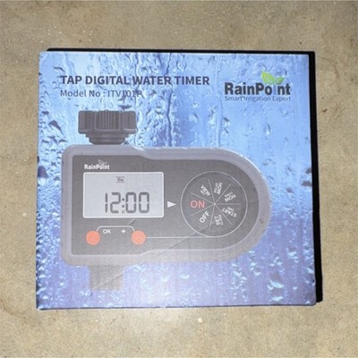 RainPoint ITV101P Digital Tap Timer, Auto/Manual Watering, 3/4'' Outlet