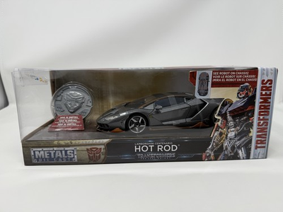 #ad 2017 Transformers The Last Knight HOT ROD Jada Metal Die Cast Walmart Exclusive $69.50